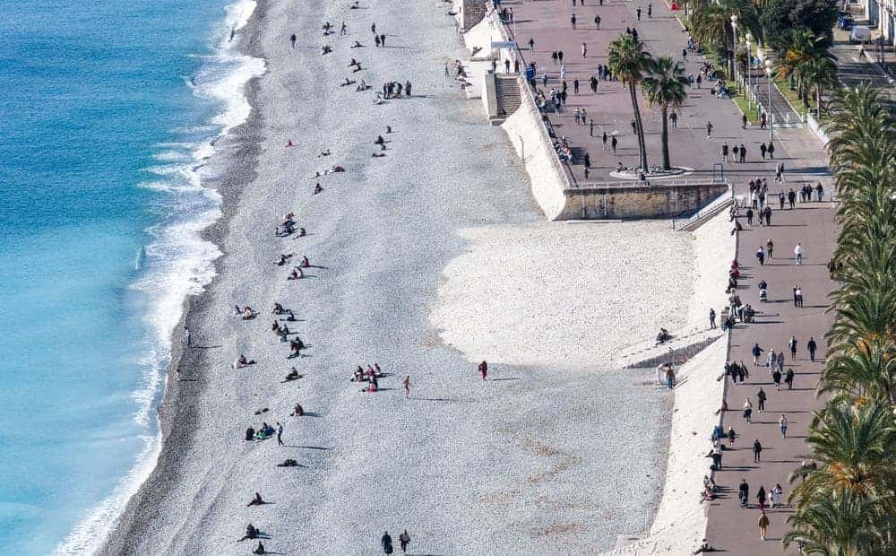 La Promenade des Anglais et la Baie des Anges, Nice
