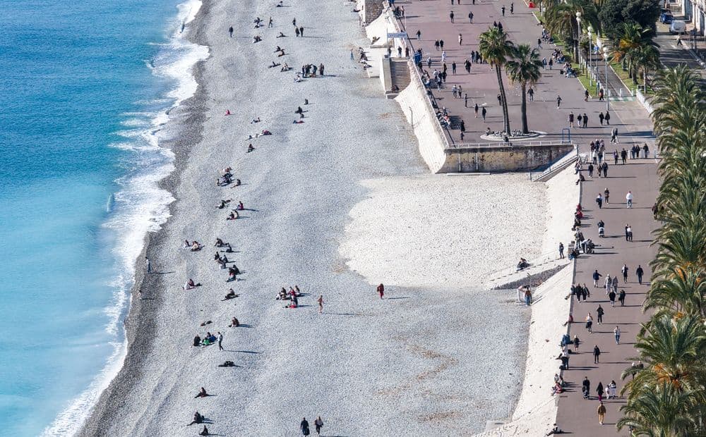 La Promenade des Anglais et la Baie des Anges, Nice