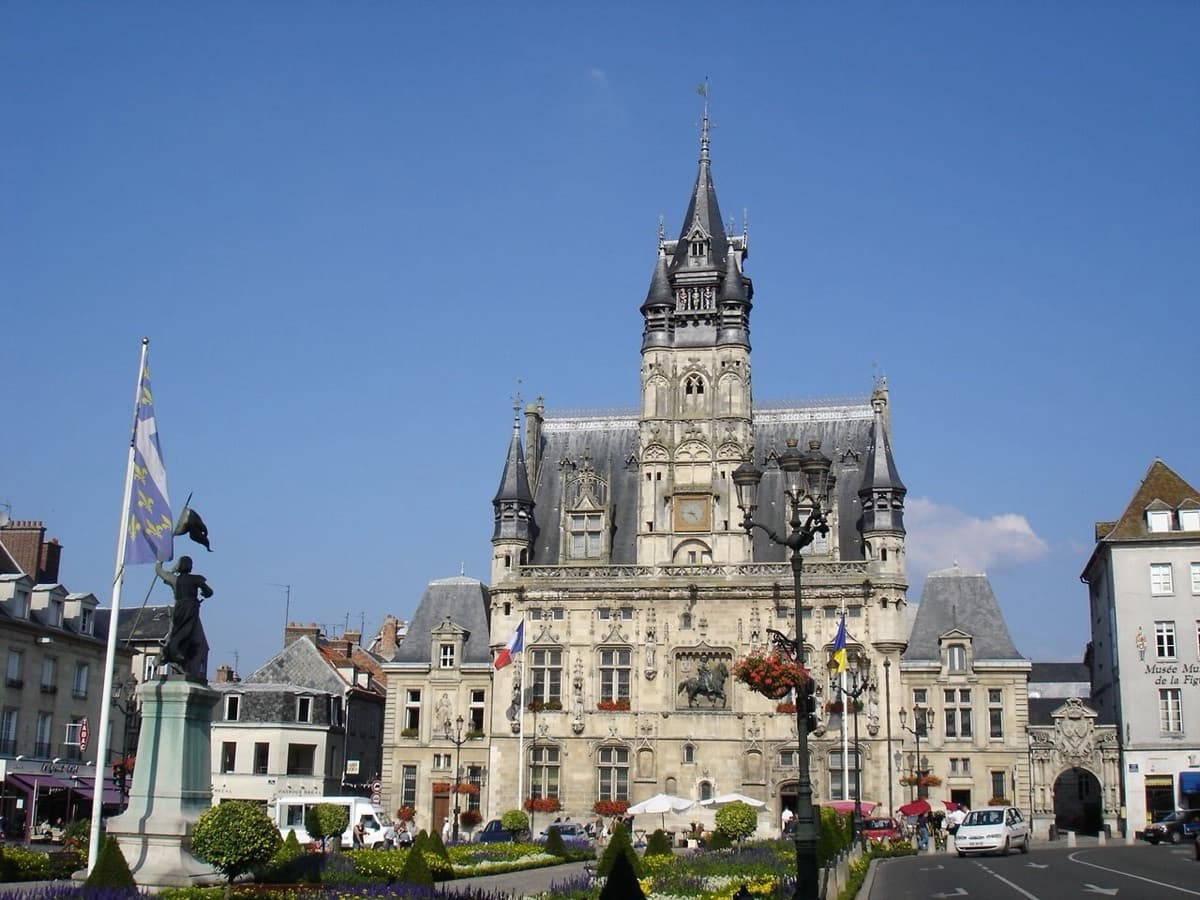 Vue de Compiègne