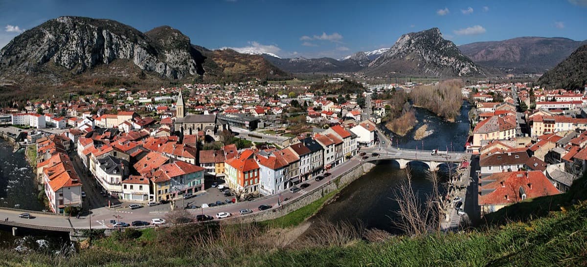 Vue de Tarascon-sur-Ariège