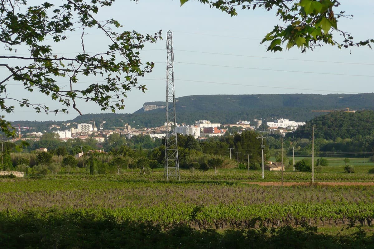 Vue de Bagnols-sur-Cèze