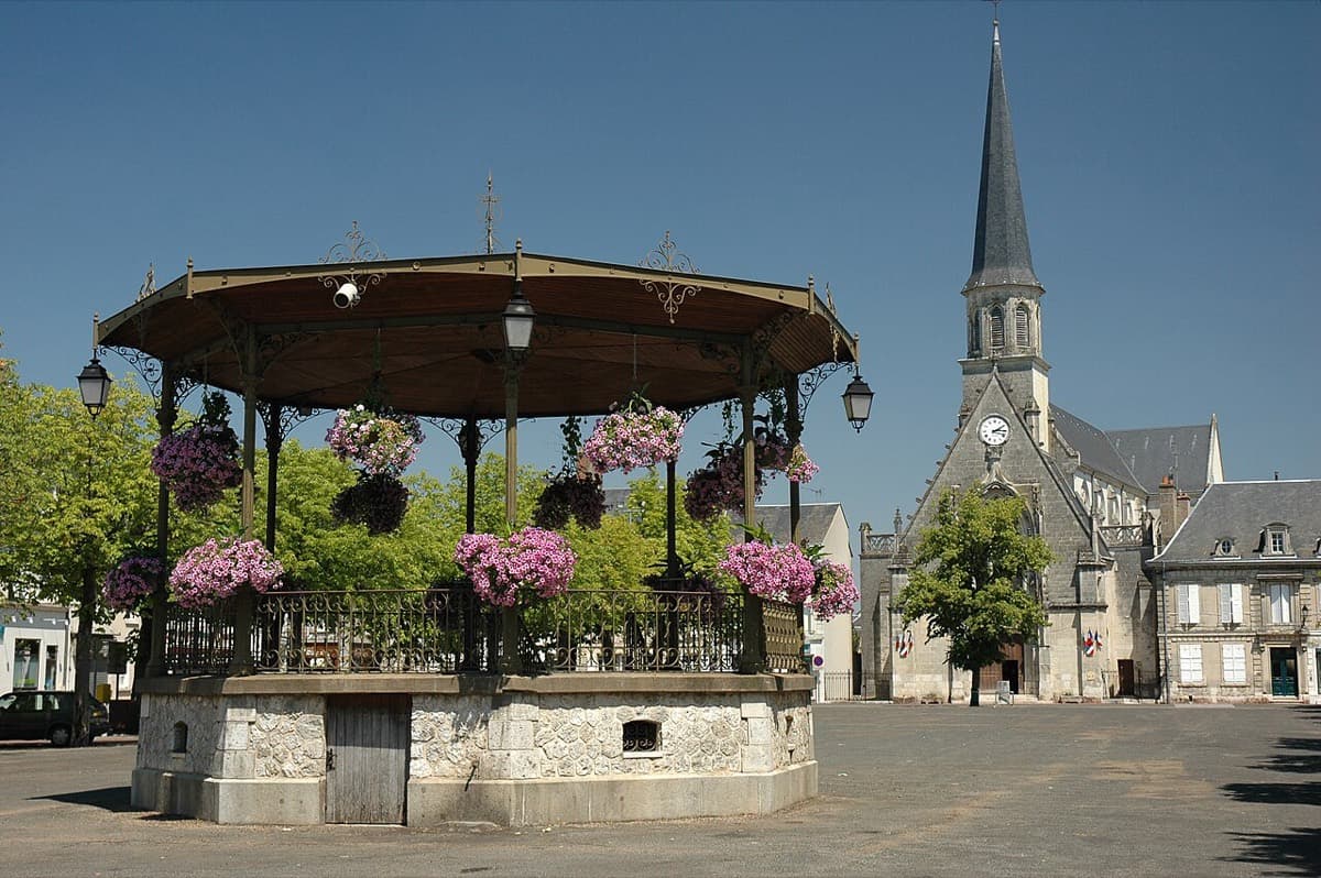 Vue de Montoire-sur-le-Loir