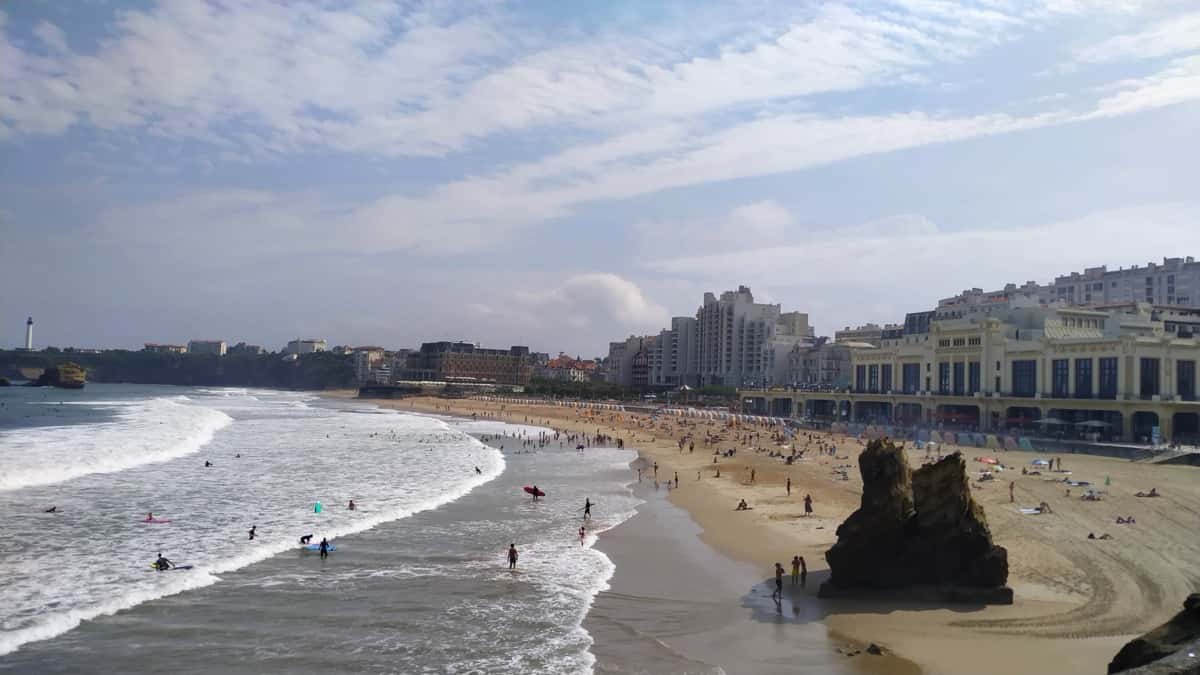 Vue de Biarritz