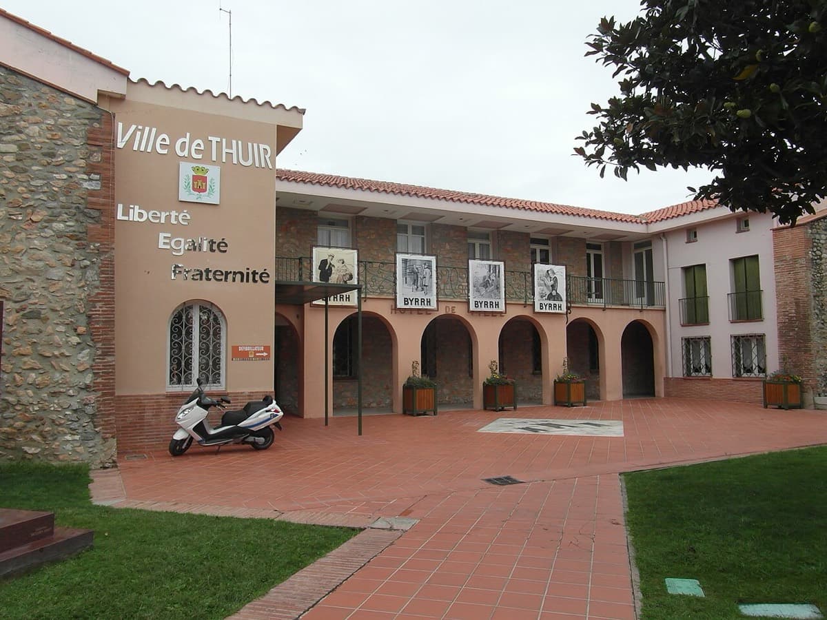 Vue de Thuir