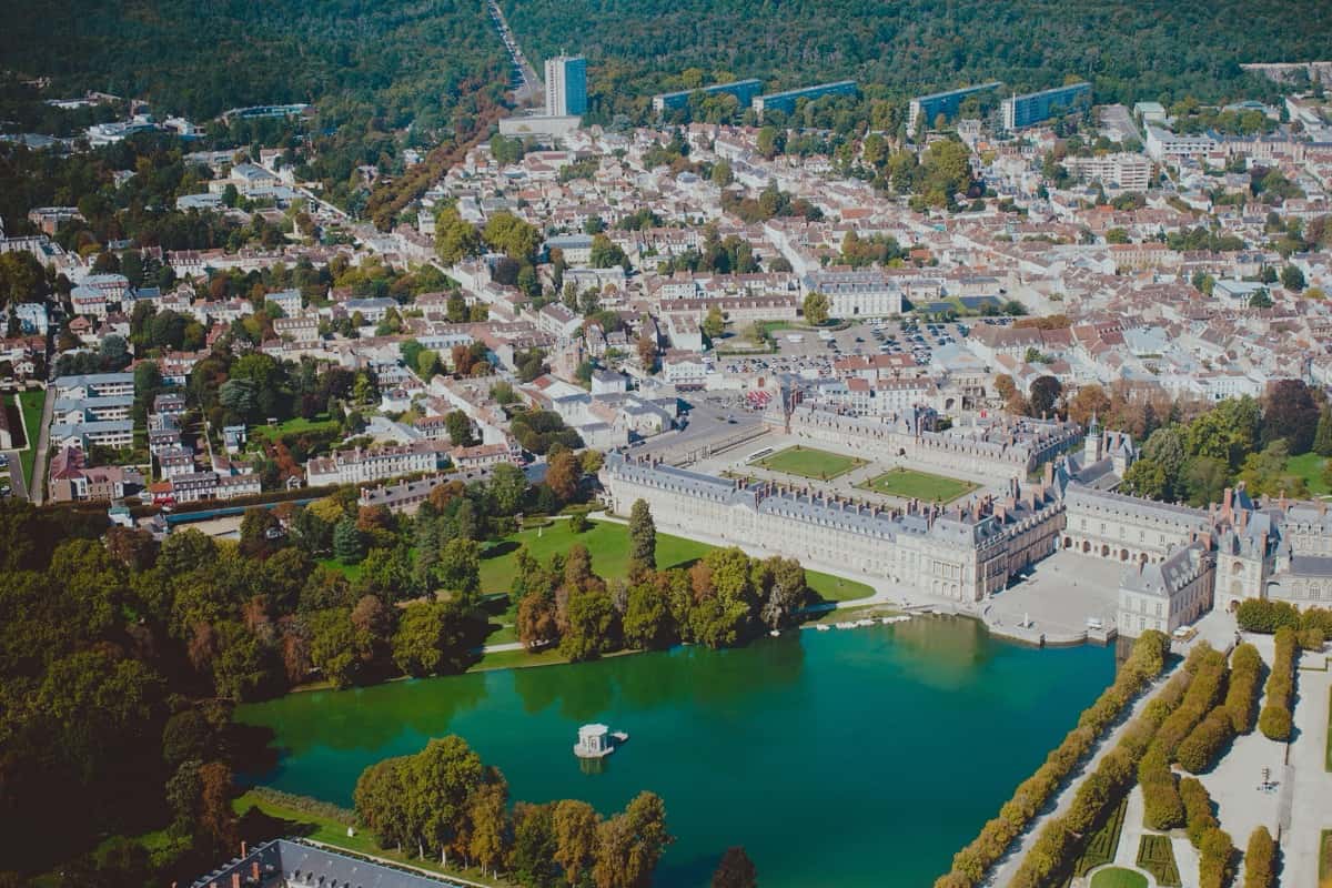 Vue de Fontainebleau