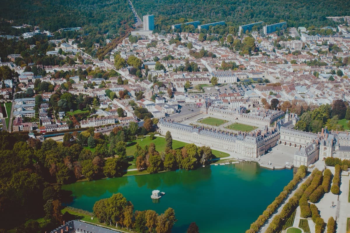 Vue de Fontainebleau