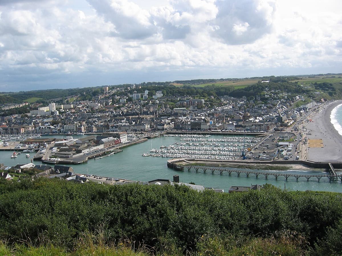 Vue de Fécamp