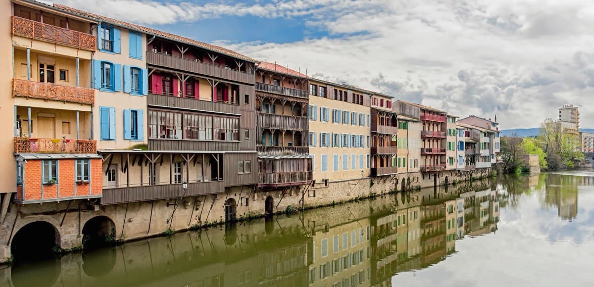 Vue de Castres