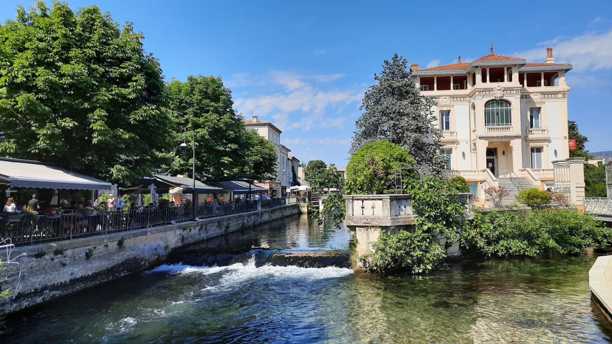 Vue de L’Isle-sur-la-Sorgue